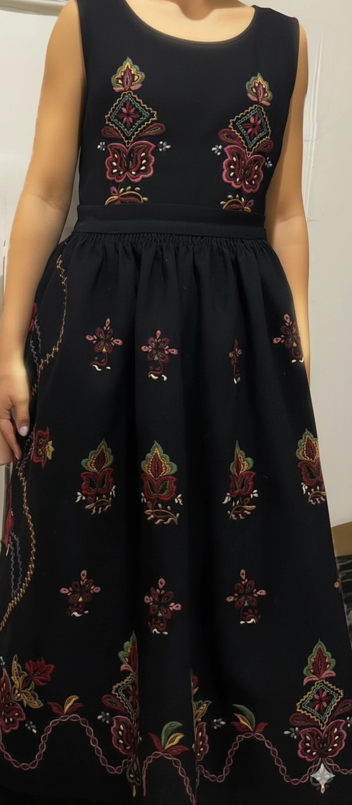 Tradisjonell norsk bunad klar for tilpasning